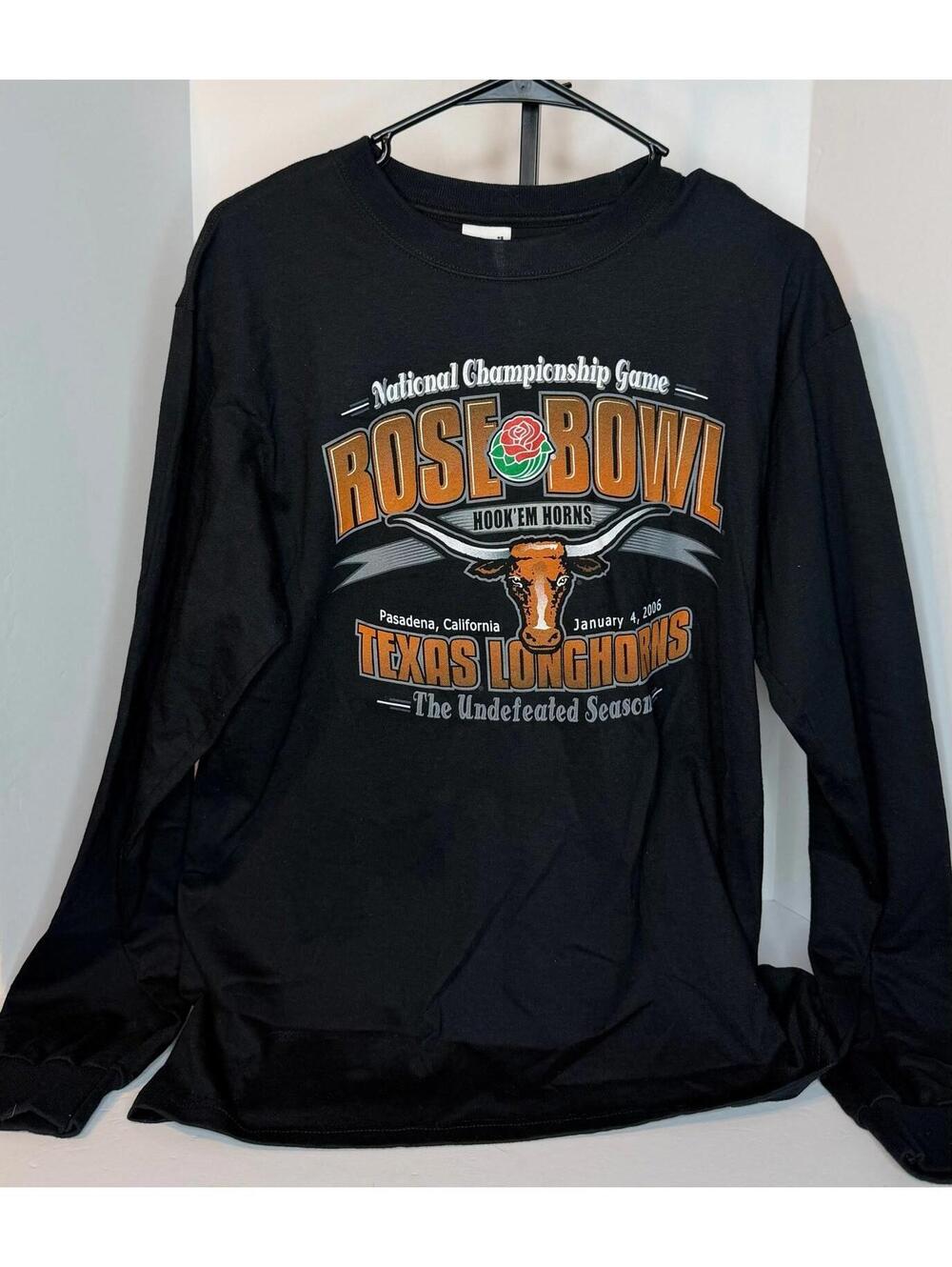 Vintage Tshirt  Size M University Texas Longhorns UT XXL Rose Bowl 2006